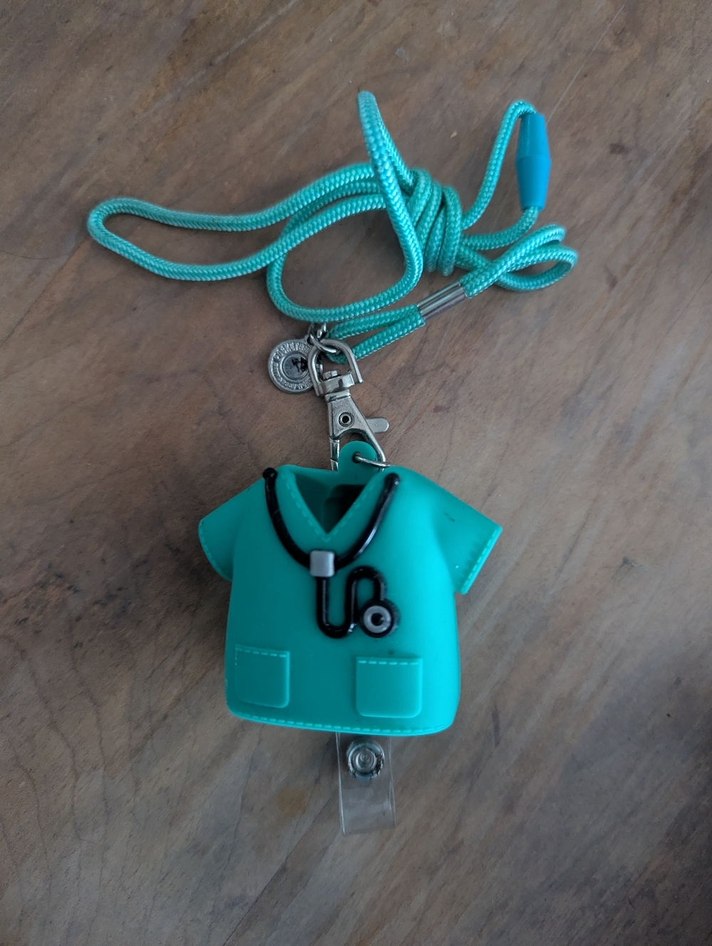 Bath and Body Works Badge reel and sanitizer case